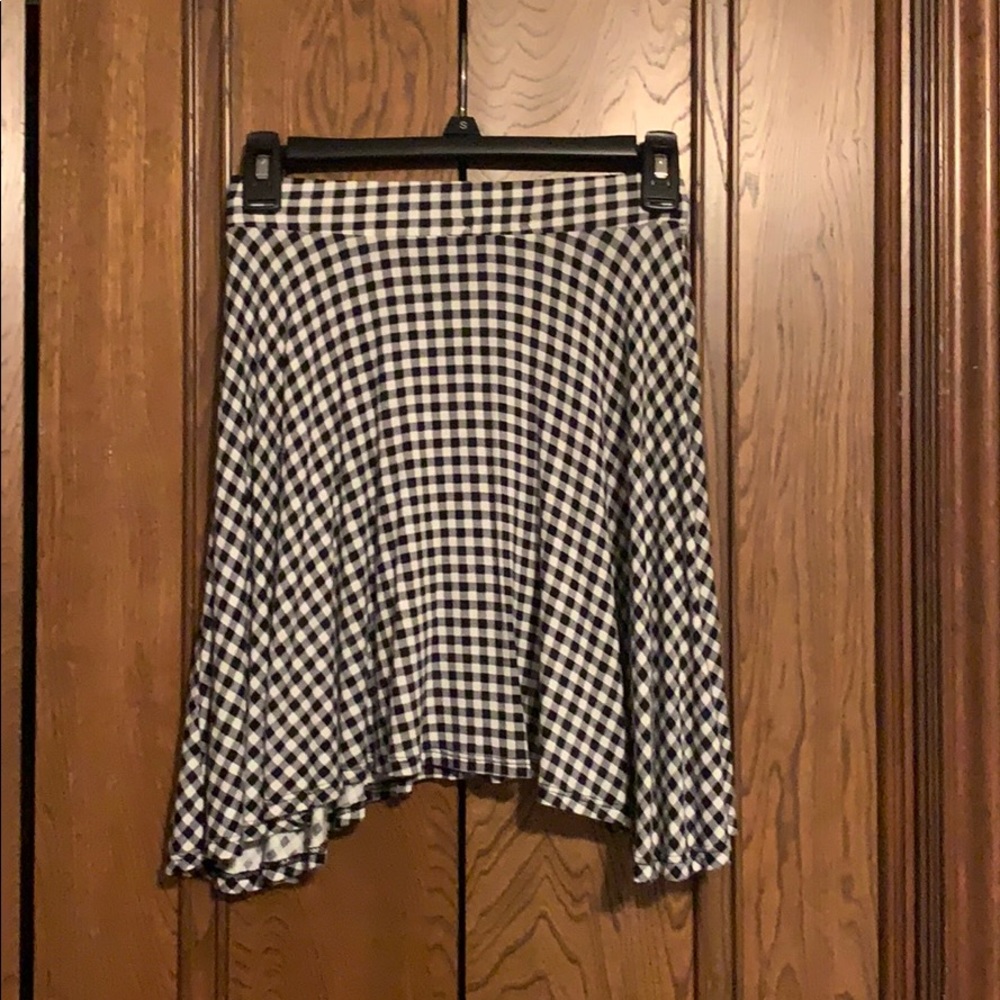 Plaid skater skirt